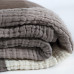 Покривало Lotus Home - Lucca muslin коричневий 240*260