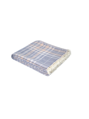 Покривало Lotus Home - Checked Caledonia блакитний 190*225