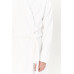 Халат-кімоно unisex Lotus Home - Bold Microcotton white махровий M
