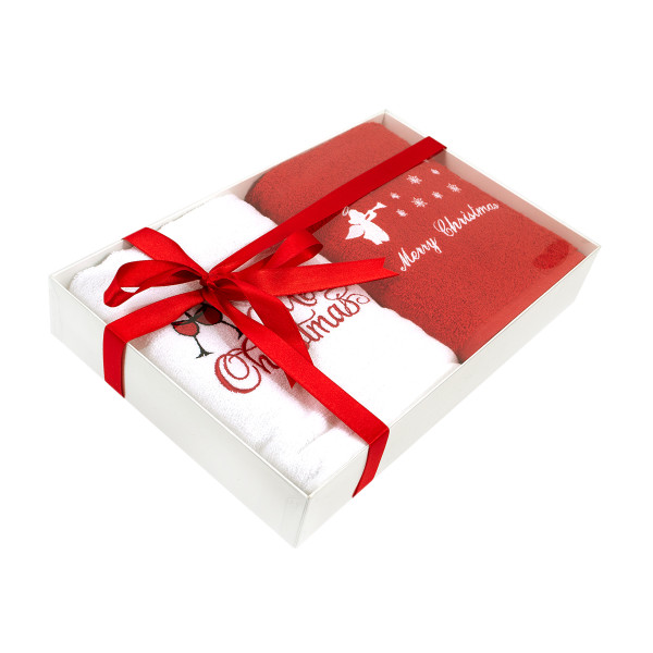 Набір рушників Lotus Home Christmas - Wineglass 50*90 (2од.) Набір рушників Lotus Home Christmas - Wineglass 50*90 (2од.)