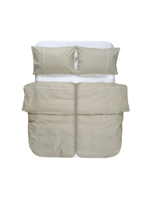 Постільна білизна Lotus Home - Premium Percale Stripe хакі сімейний