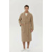Халат махровий unisex Lotus Home - Basic New Line бежевий M