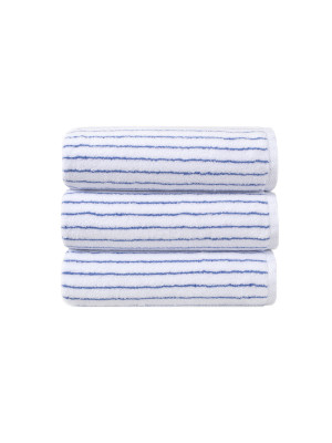 Рушник Lotus Home Готель Premium - Microcotton Stripe White-Blue 50*90 550 г/м²