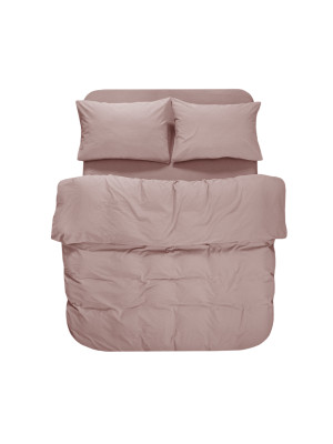 Постільна білизна Lotus Home Washed cotton - Kansas пудровий євро