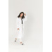 Халат-кімоно unisex Lotus Home - Bold Microcotton white махровий L