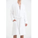 Халат-кімоно unisex Lotus Home - Bold Microcotton white махровий L