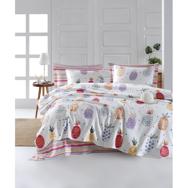 Покривало піке Lotus Home Perfect - Pottik білий 200*235 Покривало піке Lotus Home Perfect - Pottik білий 200*235