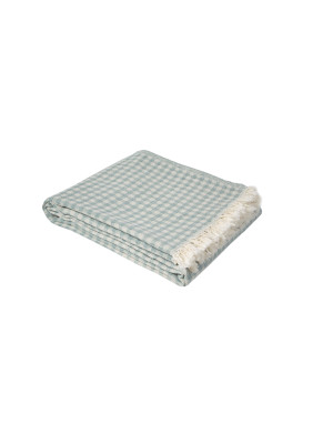 Покривало Lotus Home - Checked Gingham зелений 190*225