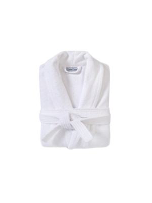 Халат махровий unisex Lotus Home - Basic Line white L