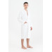 Халат махровий unisex Lotus Home - Basic Line white L