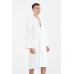 Халат махровий unisex Lotus Home - Basic Line white L