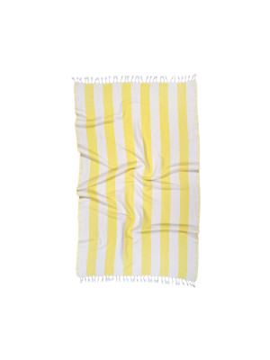 Рушник Lotus Home Pestemal - Noli 90*180 yellow жовтий