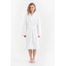 Халат махровий unisex Lotus Home - Basic Line white XL