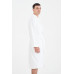 Халат махровий unisex Lotus Home - Basic Line white XL