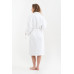 Халат махровий unisex Lotus Home - Basic Line white XL
