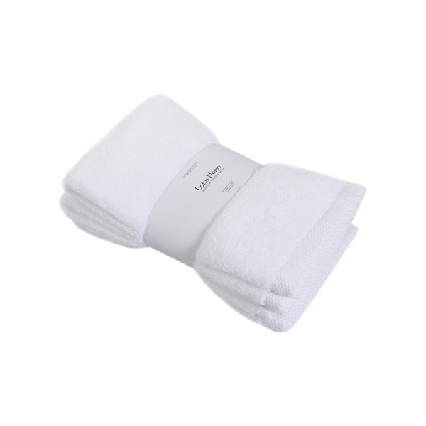 Набір рушників Lotus Home Готель Premium - Microcotton White 30*50 550 г/м² (3 од.)