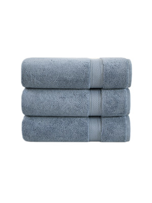 Рушник махровий Lotus Home - Grand soft twist denim денім 90*150
