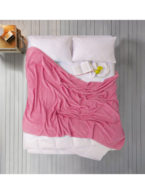 Простирадло Iris Home махрове - Azalea pink 190*220