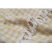 Покривало Lotus Home - Checked Gingham жовтий 190*225