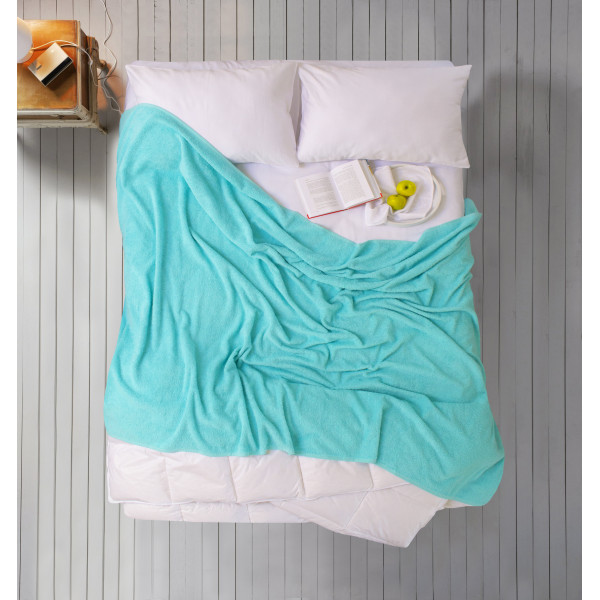 Простирадло Iris Home махрове - Aruba blue 190*220