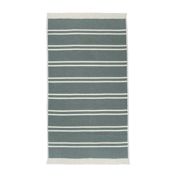 Килим Lotus Home - Infinity Stripe оливковий двосторонній 80*150