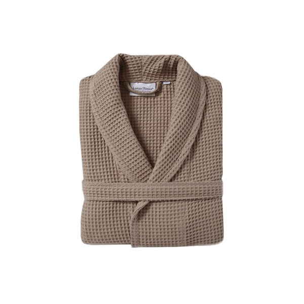Халат Lotus Home - Waffle kahve XL