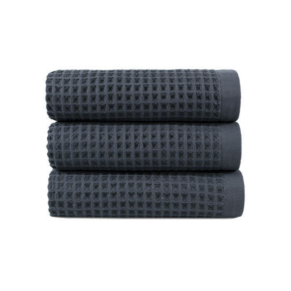 Рушник Lotus Home - Waffle antrasit антрацит 50*90 Рушник Lotus Home - Waffle antrasit антрацит 50*90