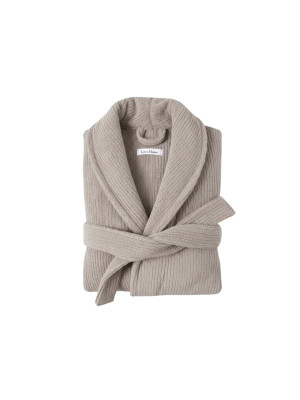Халат unisex Lotus Home - Bold New Microcotton beige махровий L