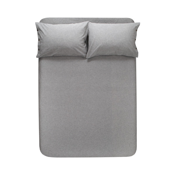 Простирадло з наволочками Lotus Home Washed Cotton - Antracite 260*280 Простирадло з наволочками Lotus Home Washed Cotton - Antracite 260*280