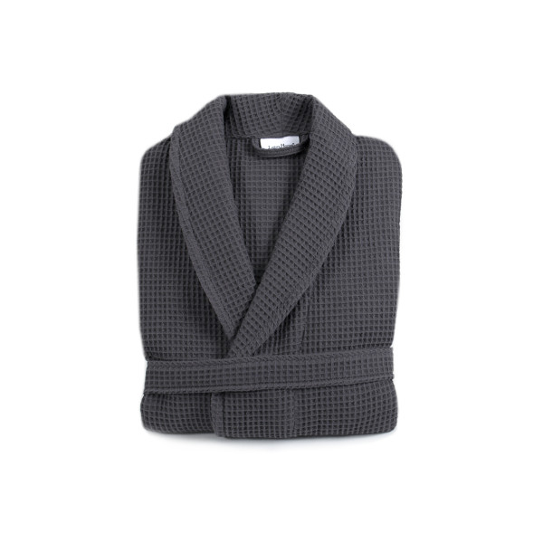 Халат Lotus Home - Waffle antrasit 2XL