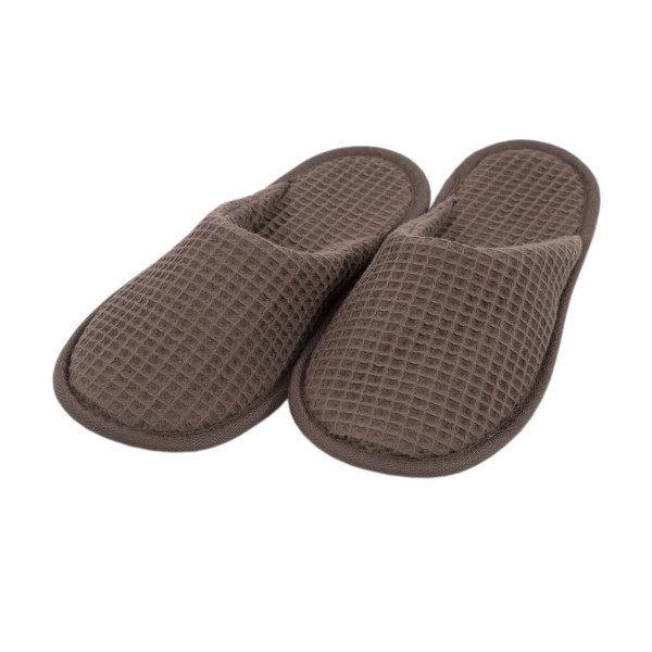 Капці Lotus Home - Waffle brown коричневий