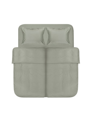 Постільна білизна сатин Lotus Home - Dakota Modern хакі сімейний