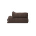 Рушник Lotus Home - Rius dark brown темно-коричневий 90*170