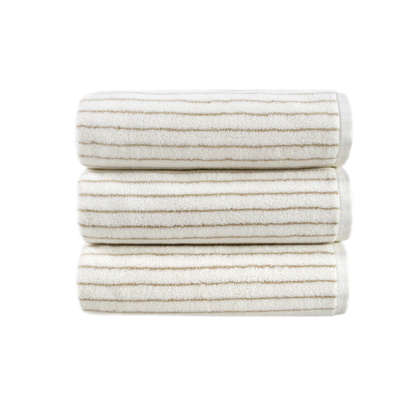 Рушник Lotus Home Готель Premium - Microcotton Stripe Ecru-Kahve 50*90 550 г/м² Рушник Lotus Home Готель Premium - Microcotton Stripe Ecru-Kahve 50*90 550 г/м²