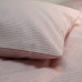 Постільна білизна Lotus Home - Premium Percale Stripe рожевий євро