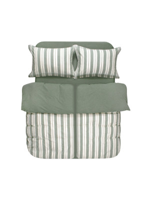 Постільна білизна Lotus Home - Edmonta green сімейний