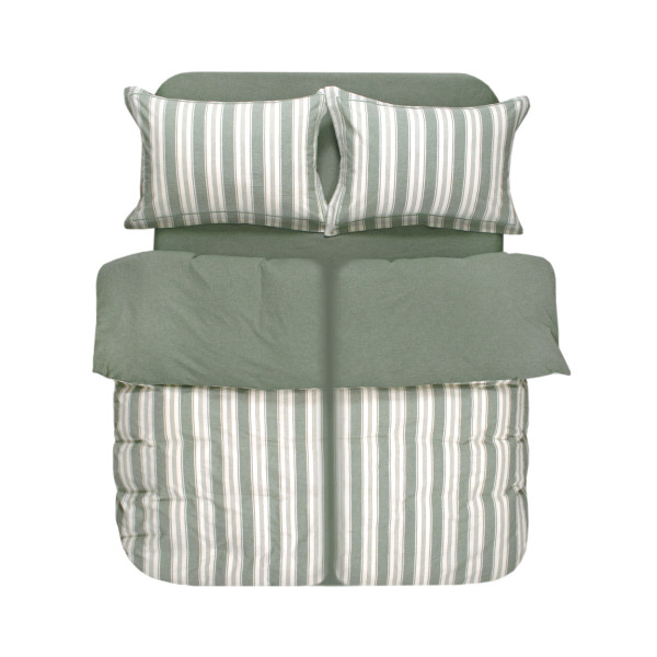 Постільна білизна Lotus Home - Edmonta green сімейний