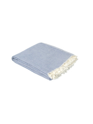 Покривало Lotus Home - Premium Stripe синій 190*225