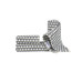 Рушник Lotus Home - Ruta grey сiрий 50*70