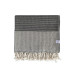 Плед Lotus Home - Albury natural grey 130*170