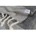 Плед Lotus Home - Albury natural grey 130*170