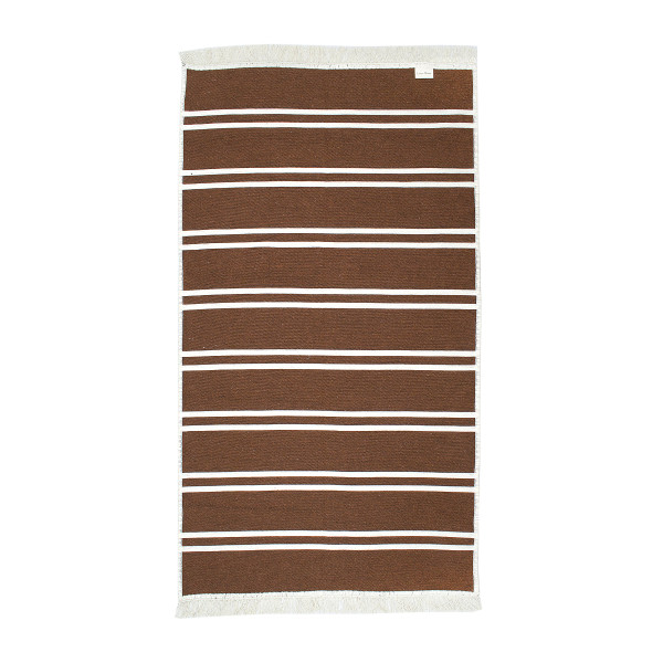 Килим Lotus Home - Infinity Stripe цегляний двосторонній 80*150