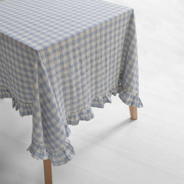 Скатертина Lotus Home - Agena блакитний 150*220 Скатертина Lotus Home - Agena блакитний 150*220